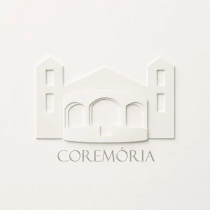 A junção da Capela (em cinza, ao fundo) e do Coreto (frontal) forma a letra M, de memória, unindo passado e presente. Figura 25 · elaborado pelo autor em conjunto com Heiler Araújo Konrad, 2021.